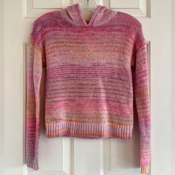 SOLD NWT Gap Kids Hooded Sweater XL Big Girl 12 Ombre Spacedye - Picture 3 of 14